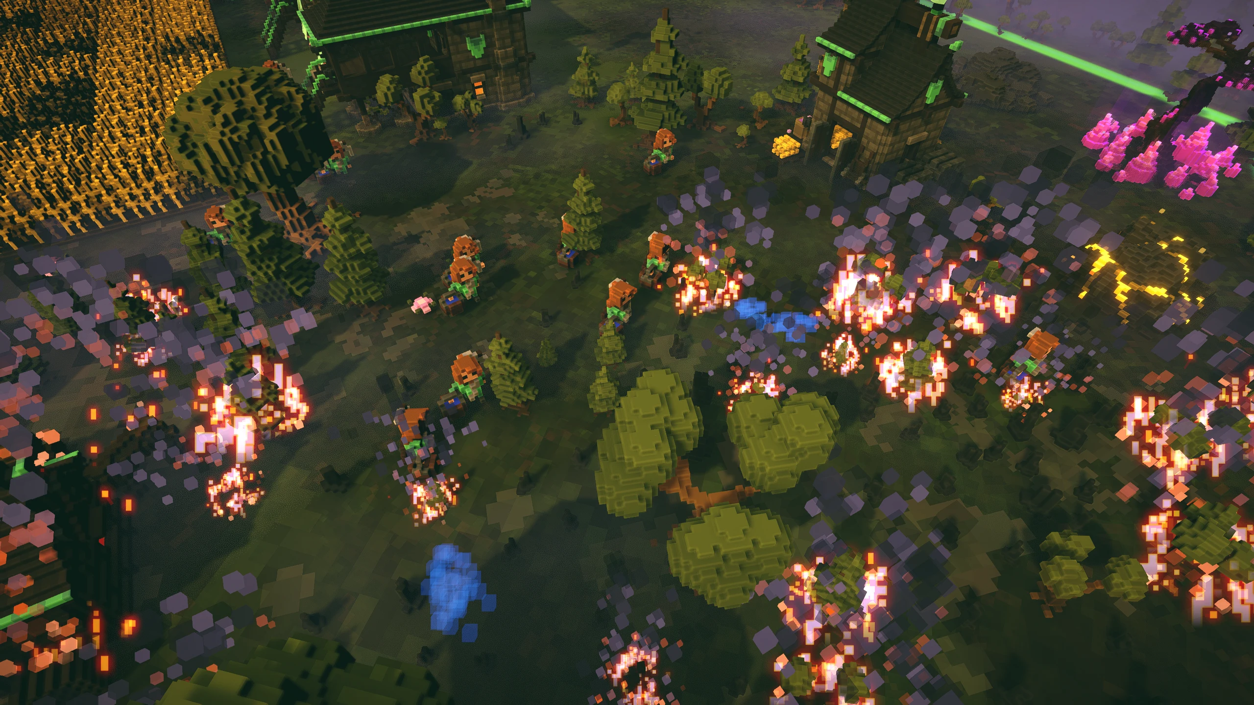 Fire magic in combat