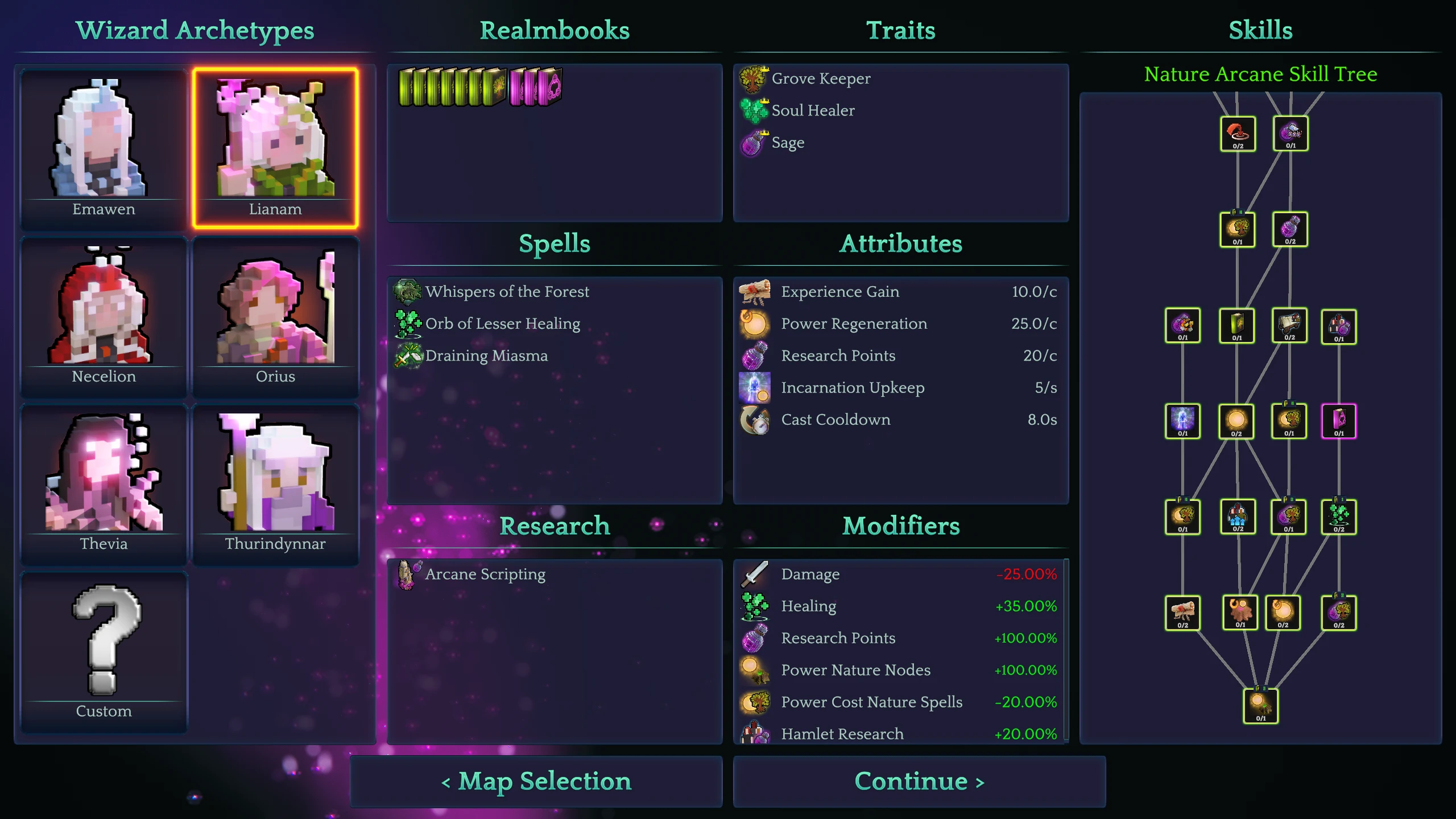 Skill tree